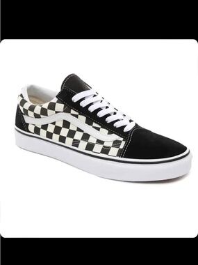 •VANS• Off the Wall Old Skool Unisex Primary Check Shoes >> NIB (38G1P0S)